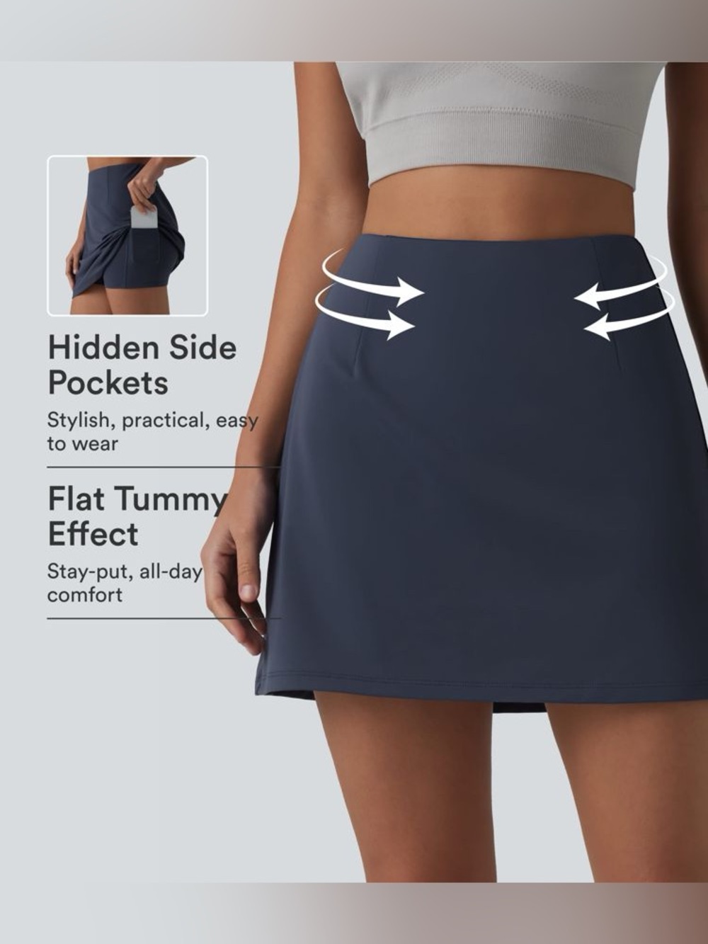 Halara UltraSculpt Mini Workout Skort
